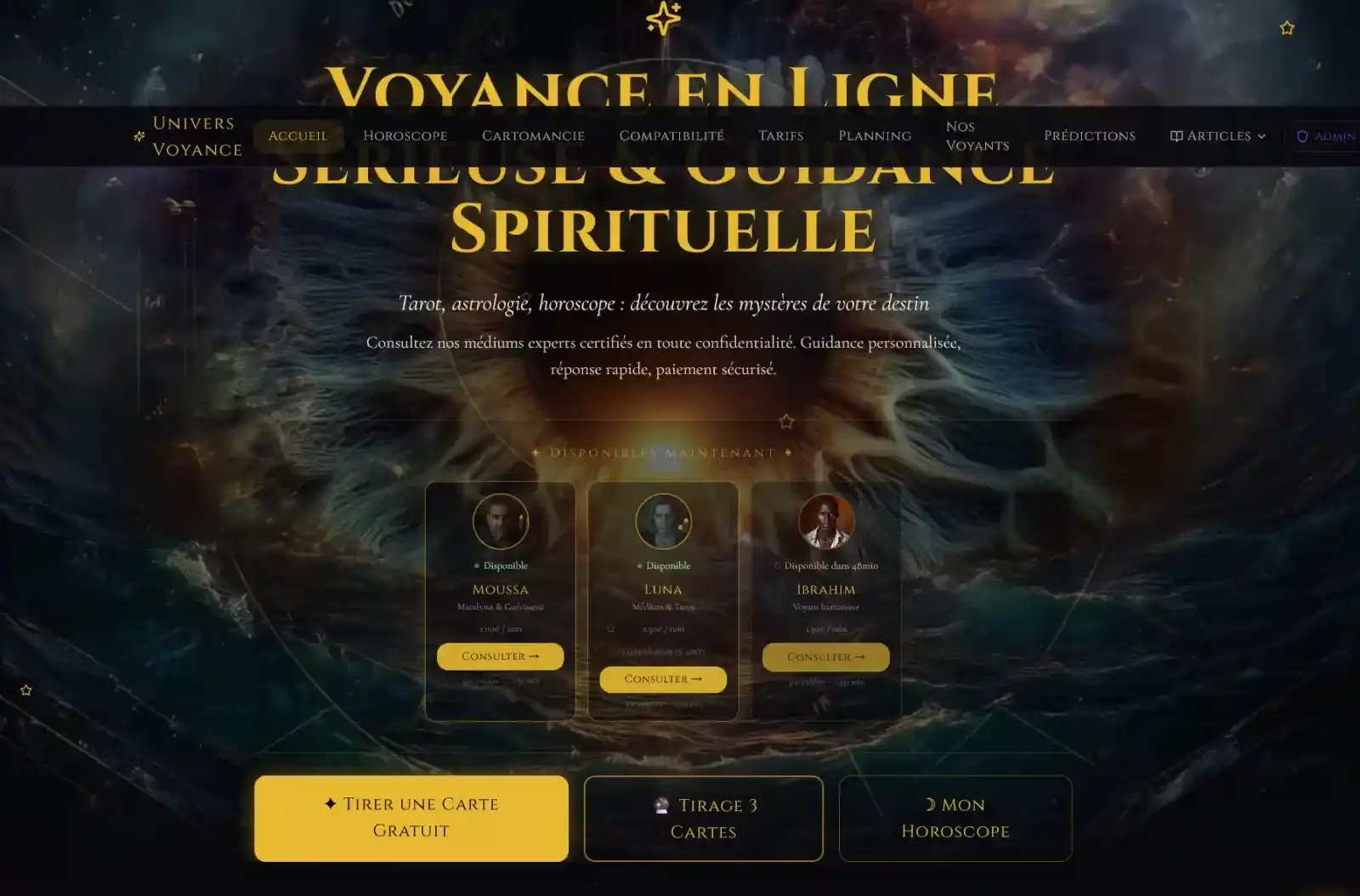 Site Univers Voyance