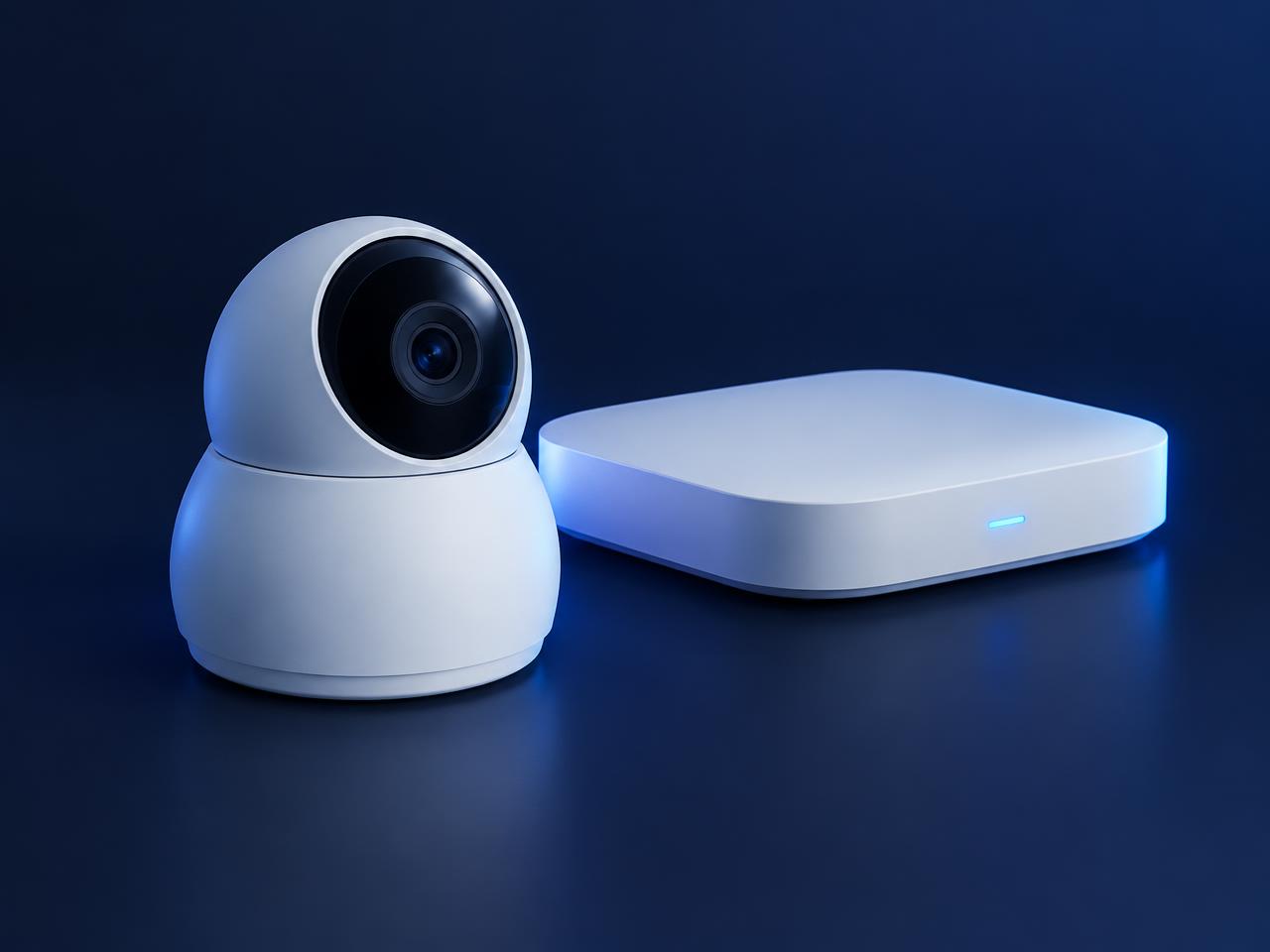 Caméra de surveillance et centrale d'alarme
